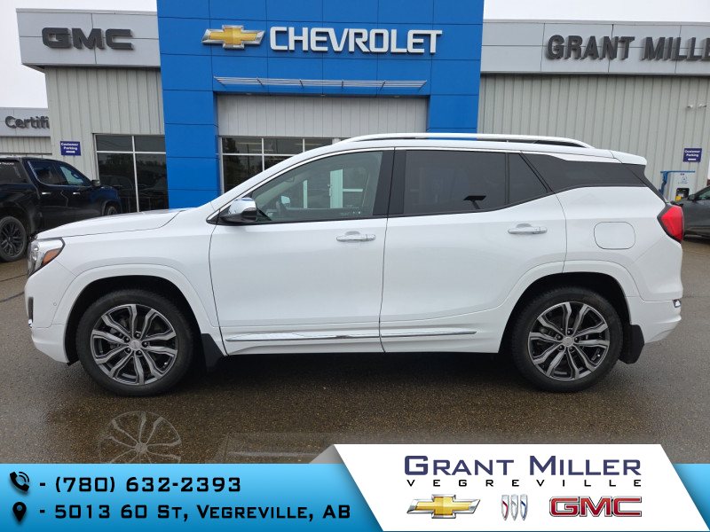 White 2019 GMC Terrain Denali AWD SUV / Crossover Four-Wheel Drive Automatic