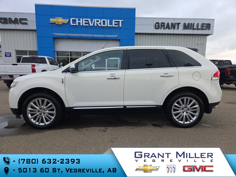 White 2013 Lincoln MKX SUV / Crossover All-Wheel Drive Automatic