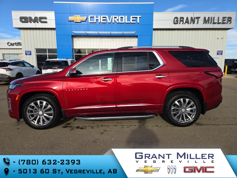 Red 2023 Chevrolet Traverse SUV / Crossover Four-Wheel Drive Automatic