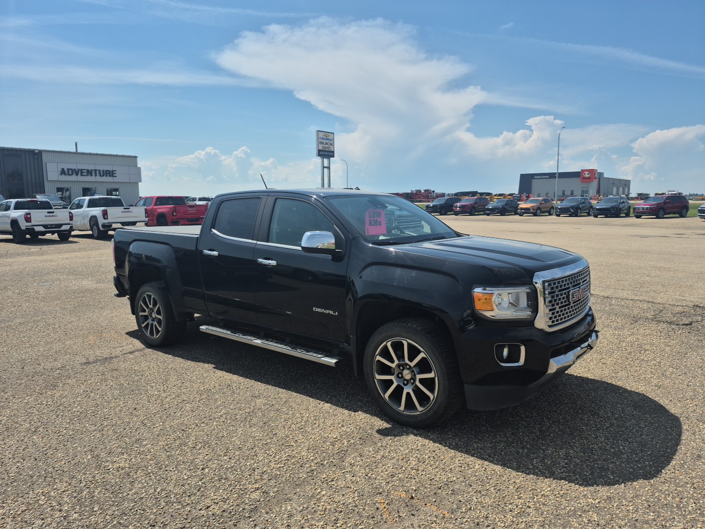Black 2017 GMC Canyon Pickup Truck Four-Wheel Drive Automatic