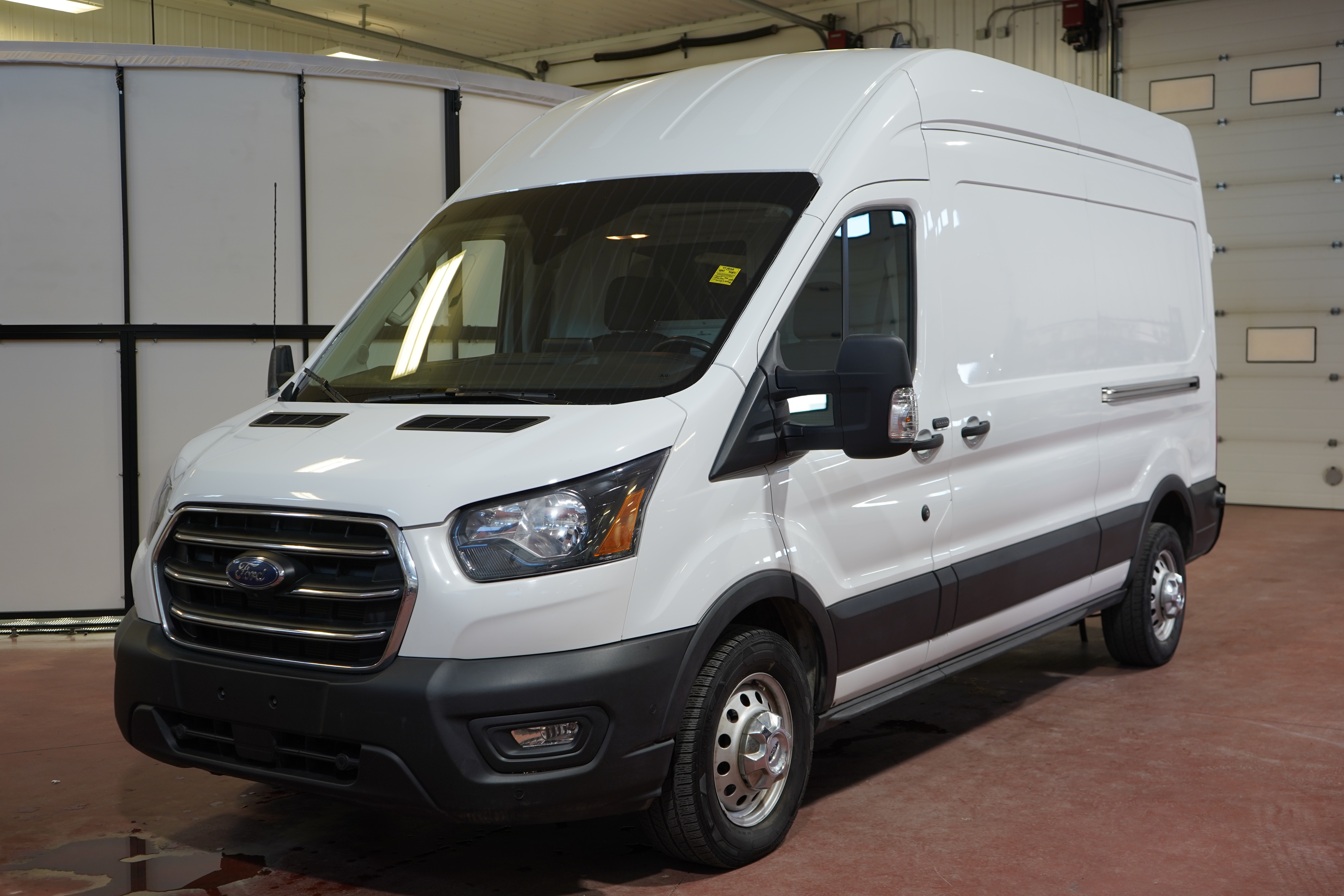White 2020 Ford Transit Cargo Van All-Wheel Drive Automatic