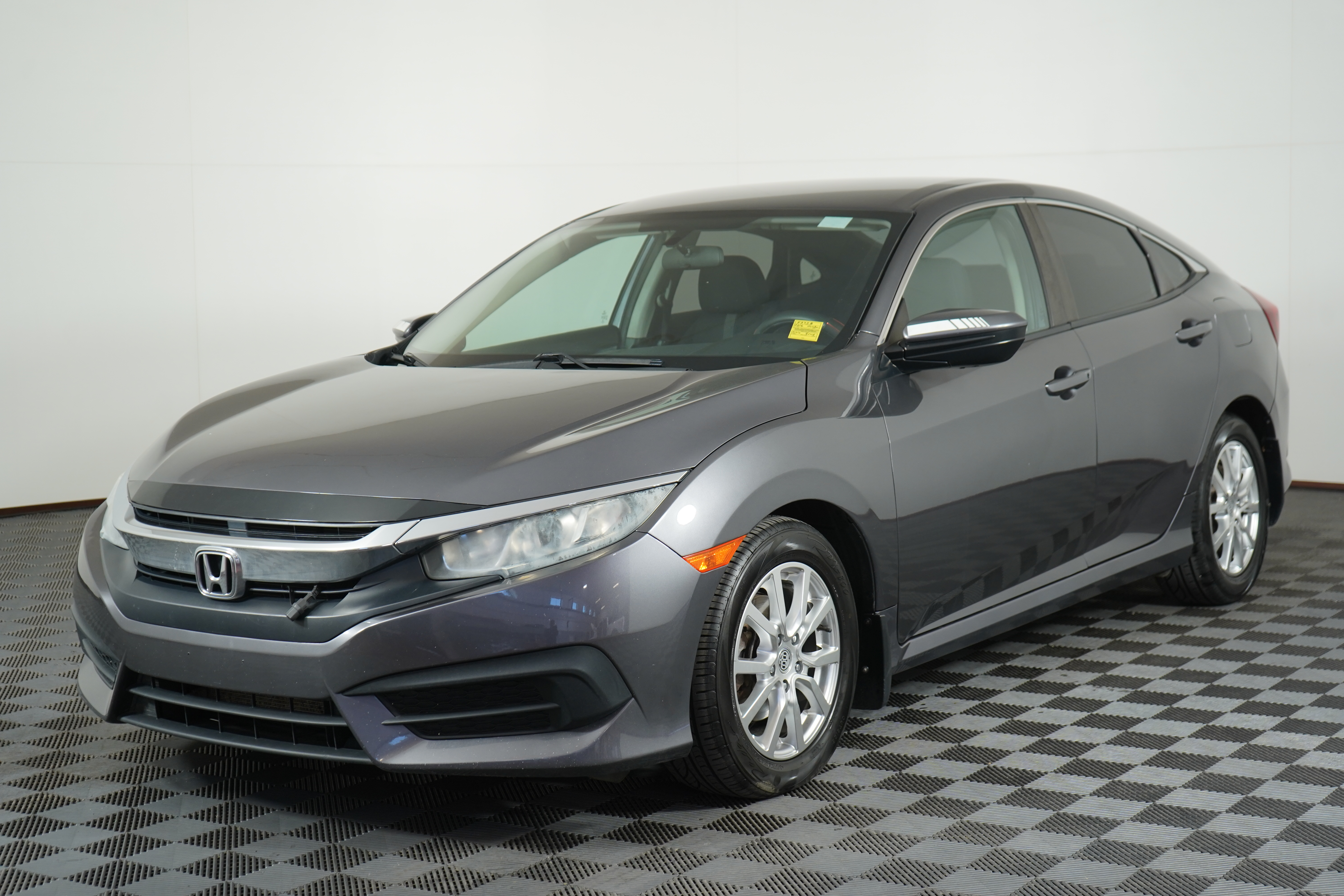 Gray 2016 Honda Civic Sedan Front-Wheel Drive Manual
