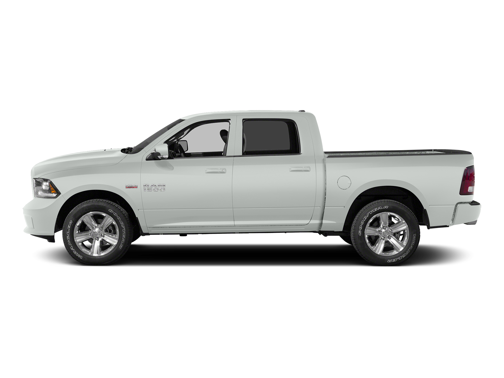 White 2015 RAM 1500 Pickup Truck Four-Wheel Drive Automatic