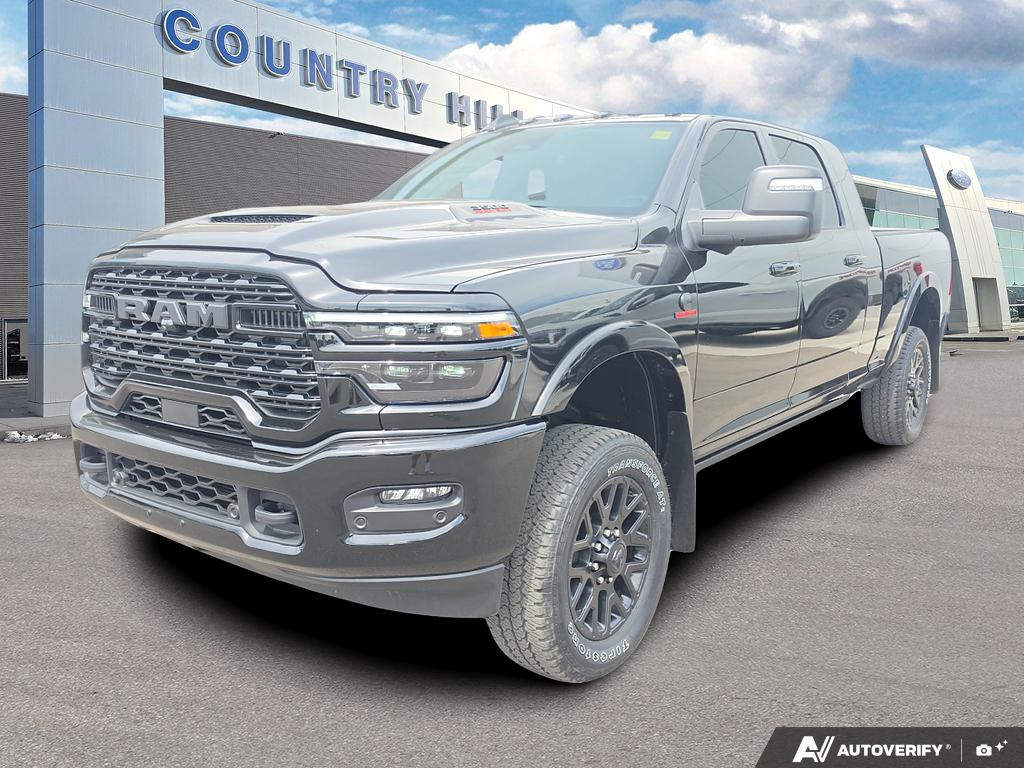 Black 2025 RAM 3500 Pickup Truck Four-Wheel Drive Automatic
