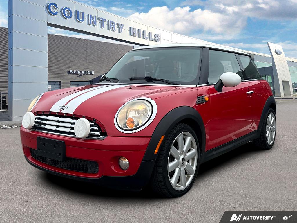 Red 2008 MINI Cooper Coupe Front-Wheel Drive Manual