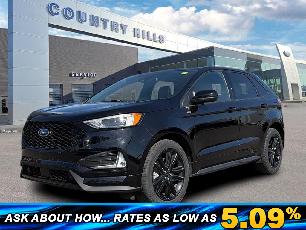 Agate Black Metallic 2022 Ford Edge SUV / Crossover All-Wheel Drive Automatic