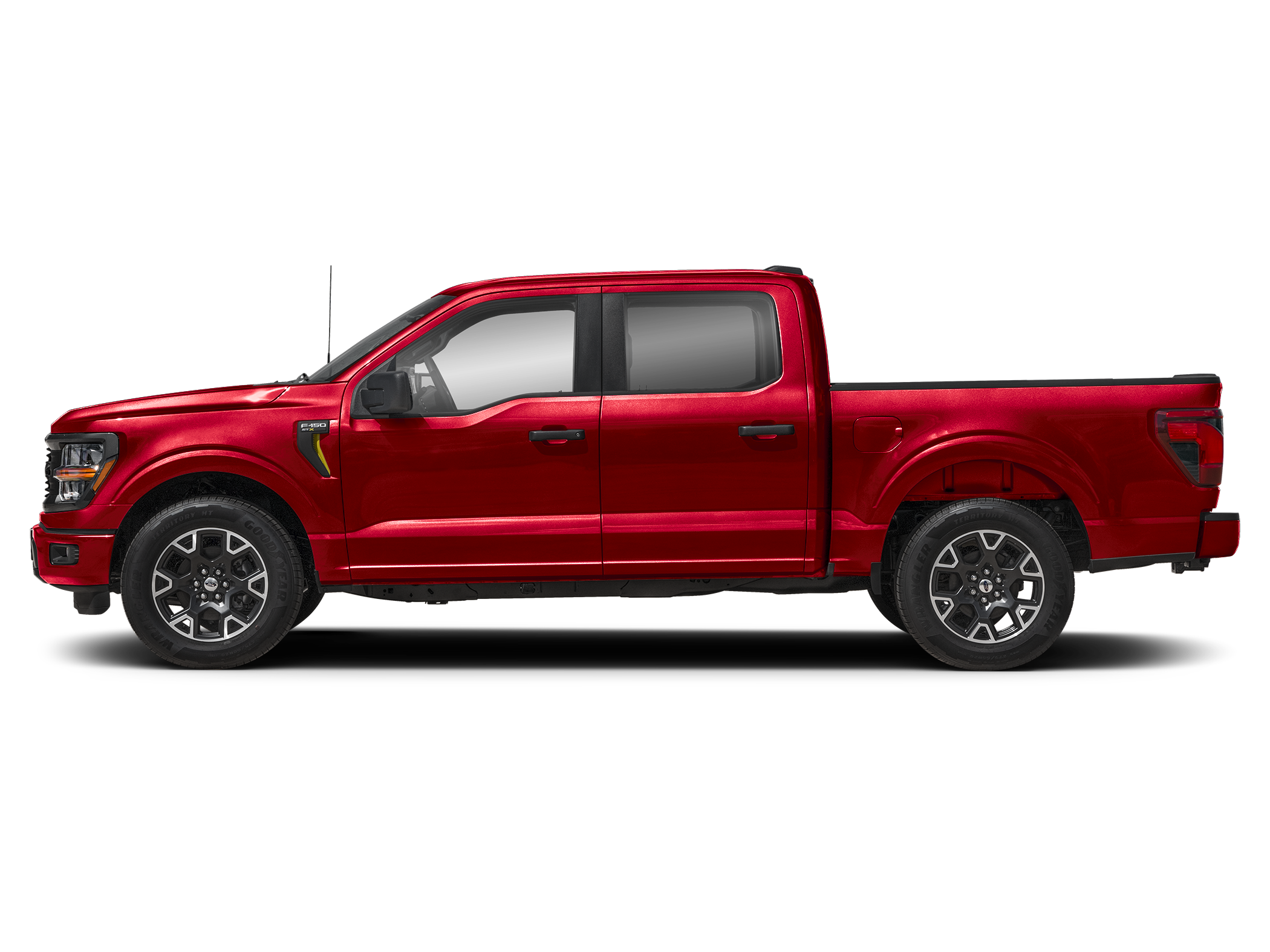 Red 2025 Ford F-150 Pickup Truck Four-Wheel Drive Automatic