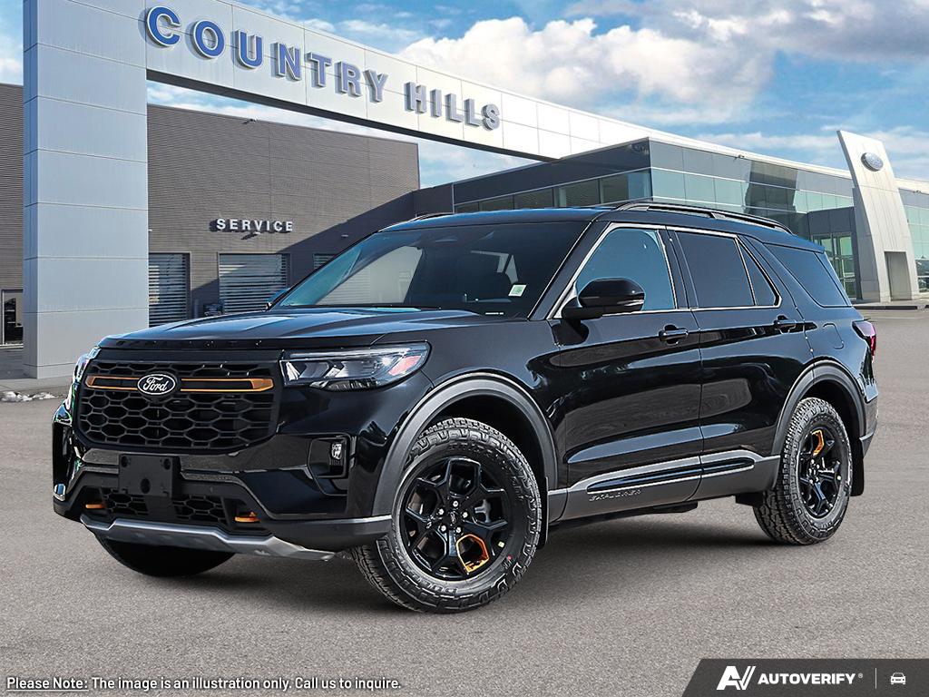 Agate Black Metallic 2027 Ford Explorer SUV / Crossover All-Wheel Drive Automatic