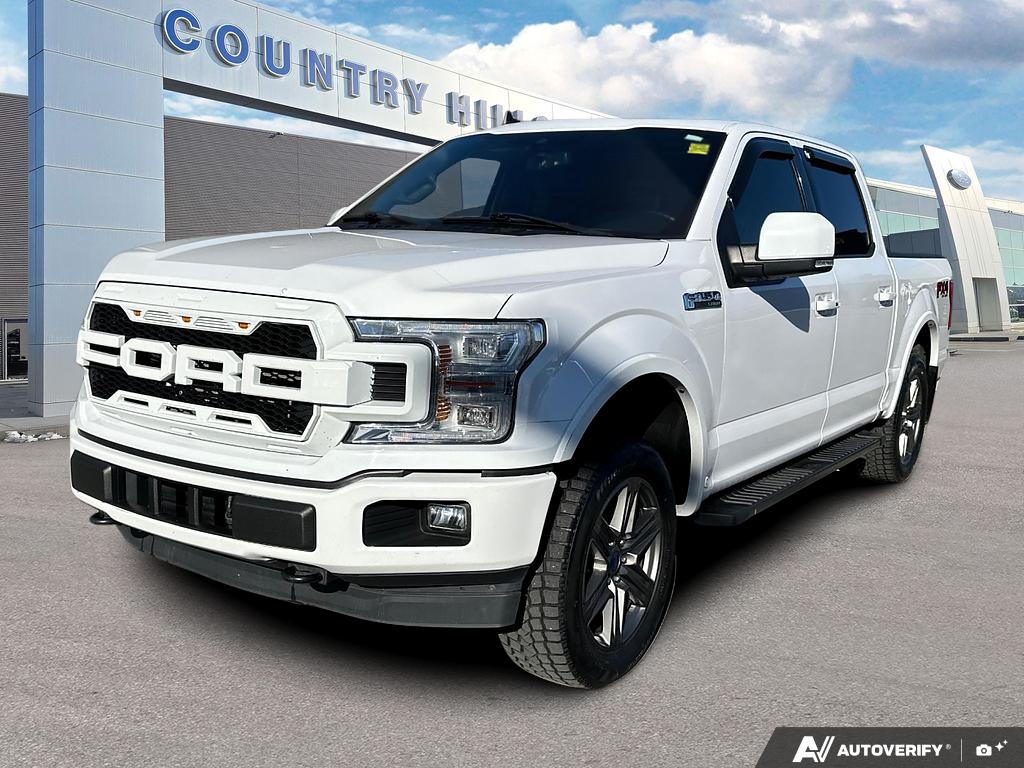 White 2020 Ford F-150 Pickup Truck Four-Wheel Drive Automatic