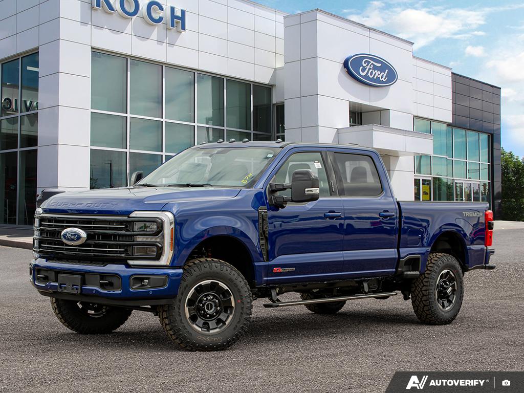 Argon Blue Metallic 2026 Ford F-350 Super Duty Platinum Crew Cab 4WD Pickup Truck Four-Wheel Drive Automatic