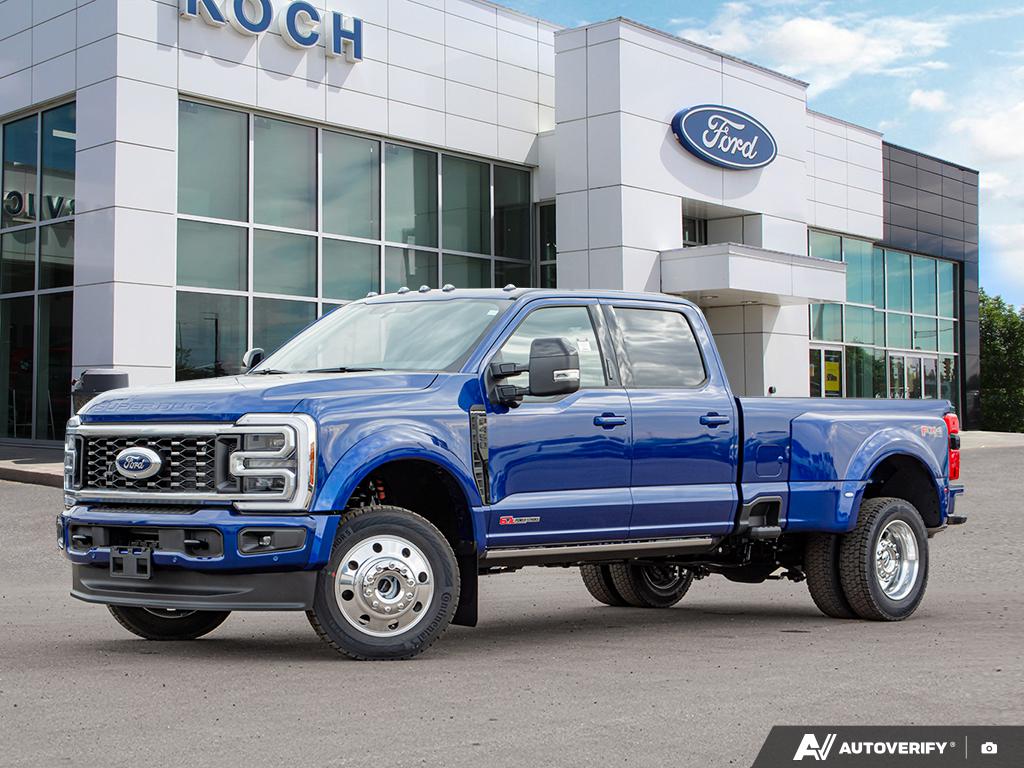 Argon Blue Metallic 2026 Ford F-450 Super Duty Platinum Crew Cab LB DRW 4WD Pickup Truck Four-Wheel Drive Automatic