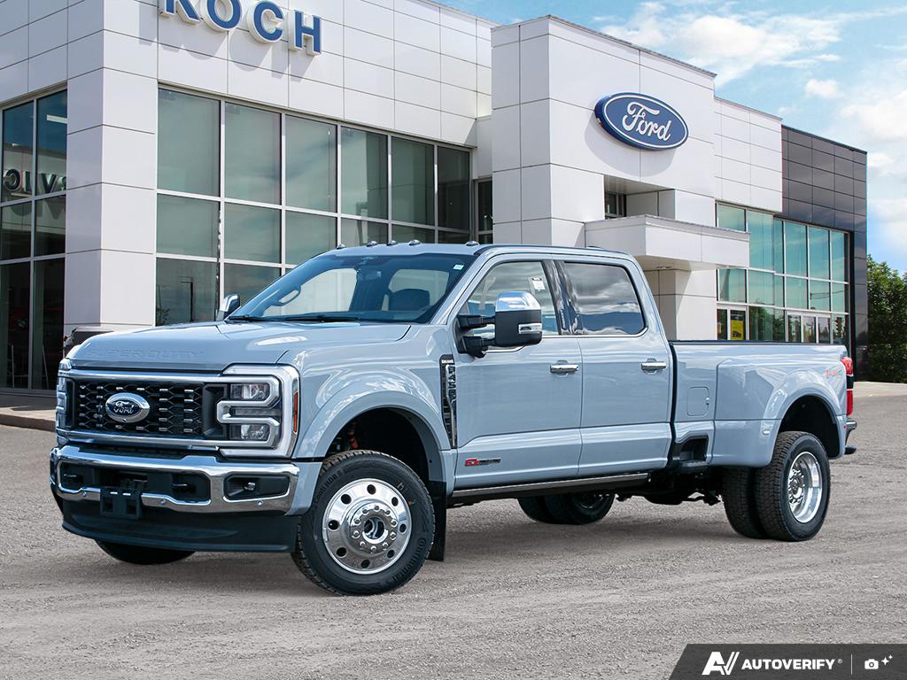 Glacier Gray 2026 Ford F-450 Super Duty King Ranch Crew Cab LB DRW 4WD Pickup Truck Four-Wheel Drive Automatic