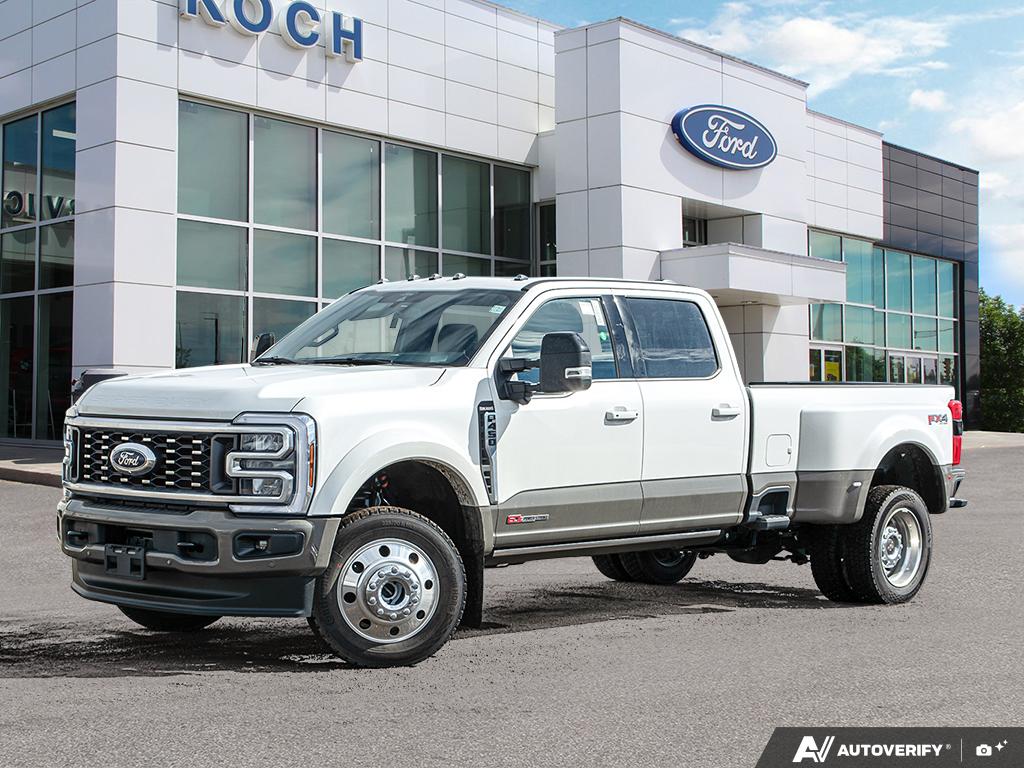 Star White/marsh Grey Accent 2026 Ford F-450 Super Duty King Ranch Crew Cab LB DRW 4WD Pickup Truck Four-Wheel Drive Automatic