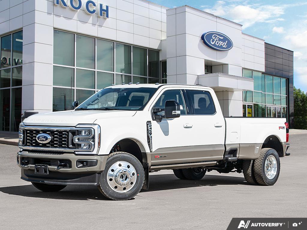 Star White/marsh Grey Accent 2026 Ford F-450 Super Duty King Ranch Crew Cab LB DRW 4WD Pickup Truck Four-Wheel Drive Automatic