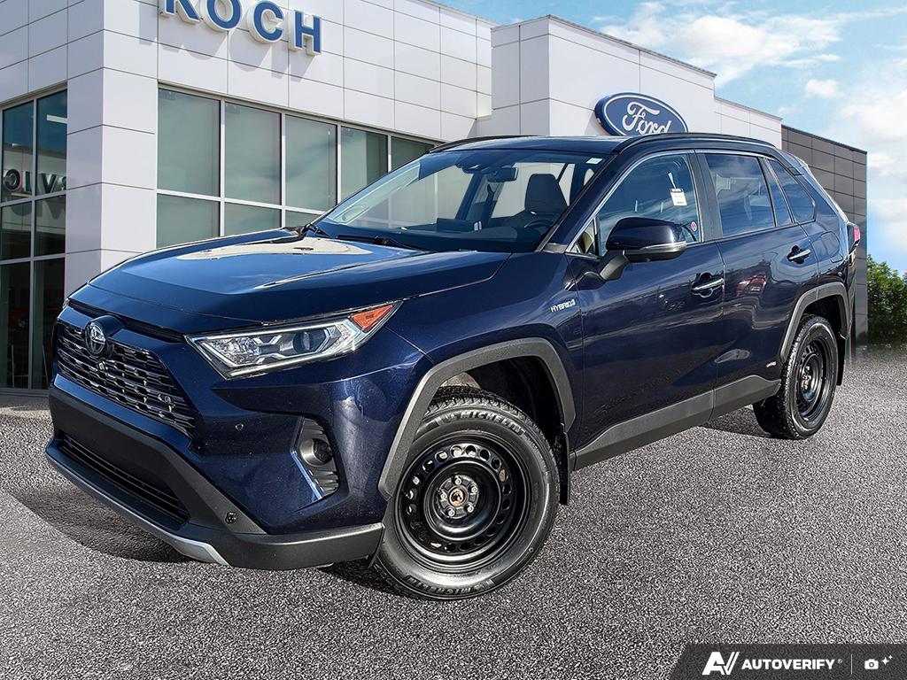 Black 2020 Toyota RAV4 Hybrid Limited AWD SUV / Crossover All-Wheel Drive Automatic