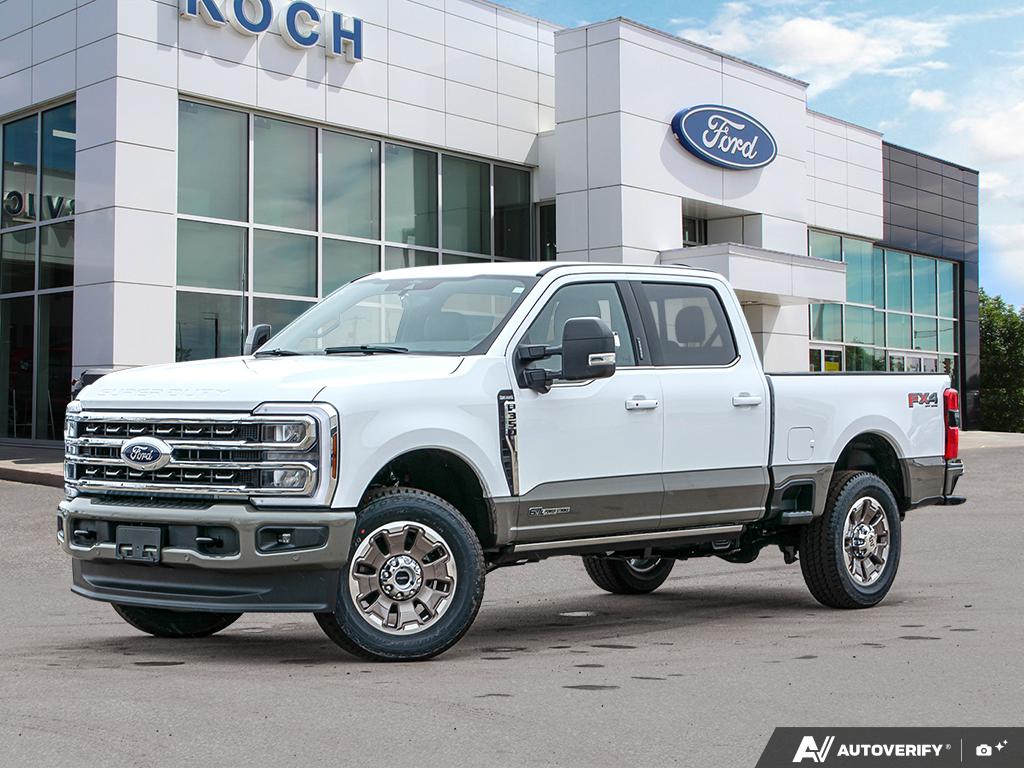 Oxford White/marsh Grey 2026 Ford F-350 Super Duty King Ranch Crew Cab 4WD Pickup Truck Four-Wheel Drive Automatic