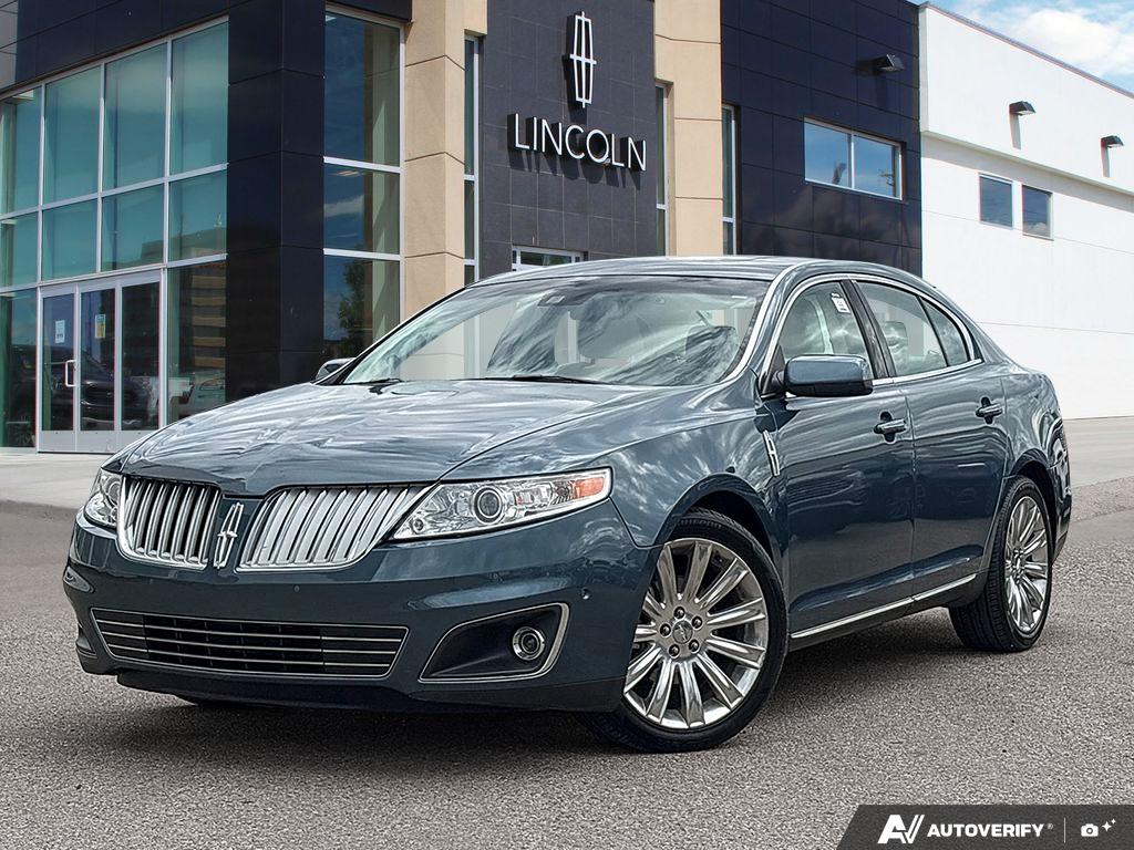 Blue 2010 Lincoln MKS Sedan All-Wheel Drive Automatic