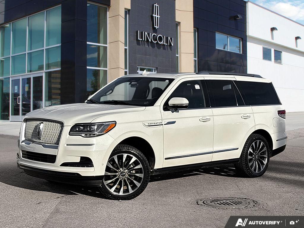 Pristine White 2023 Lincoln Navigator SUV / Crossover Four-Wheel Drive Automatic
