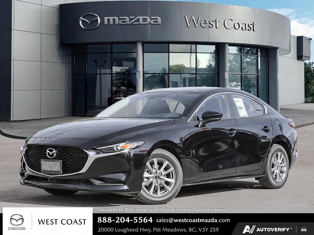 Jet Black Mica 2026 Mazda MAZDA3 Sedan Automatic