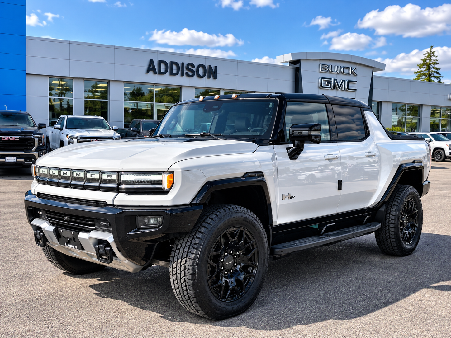 Interstellar White 2026 GMC Hummer EV Pickup Pickup Truck All-Wheel Drive Automatic