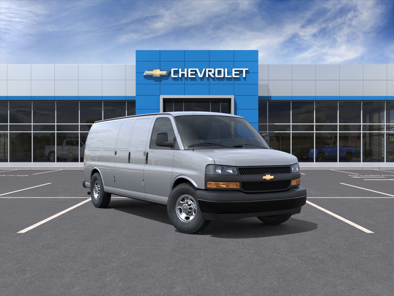 Silver Ice Metallic 2026 Chevrolet Express Cargo Van Rear-Wheel Drive Automatic