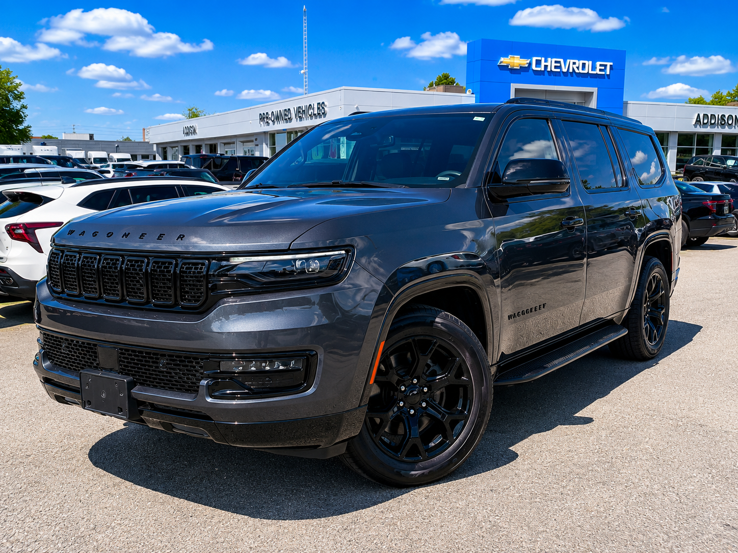 River Rock Blue 2024 Jeep Wagoneer SUV / Crossover Four-Wheel Drive Automatic