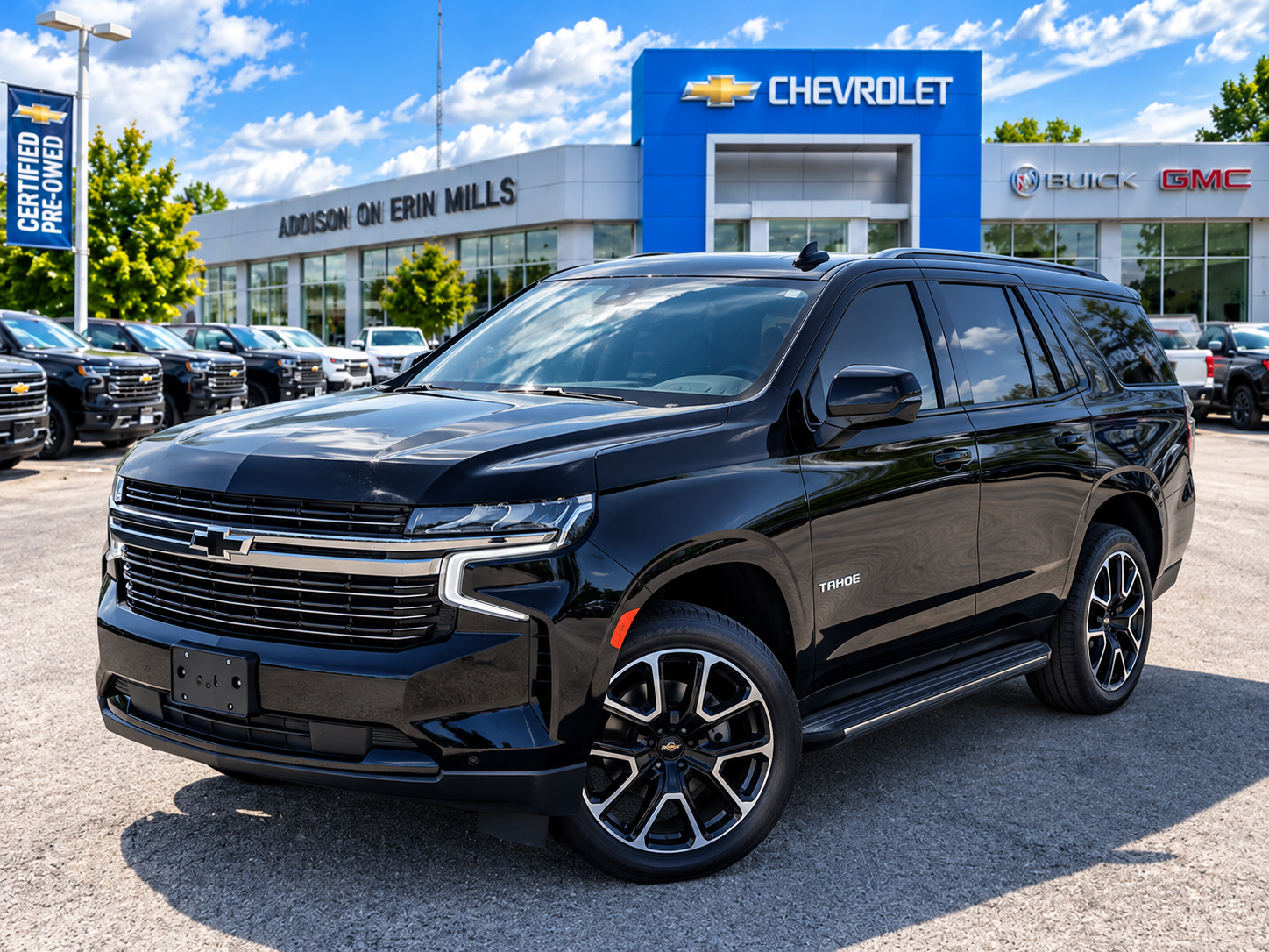 Black 2023 Chevrolet Tahoe SUV / Crossover Four-Wheel Drive Automatic