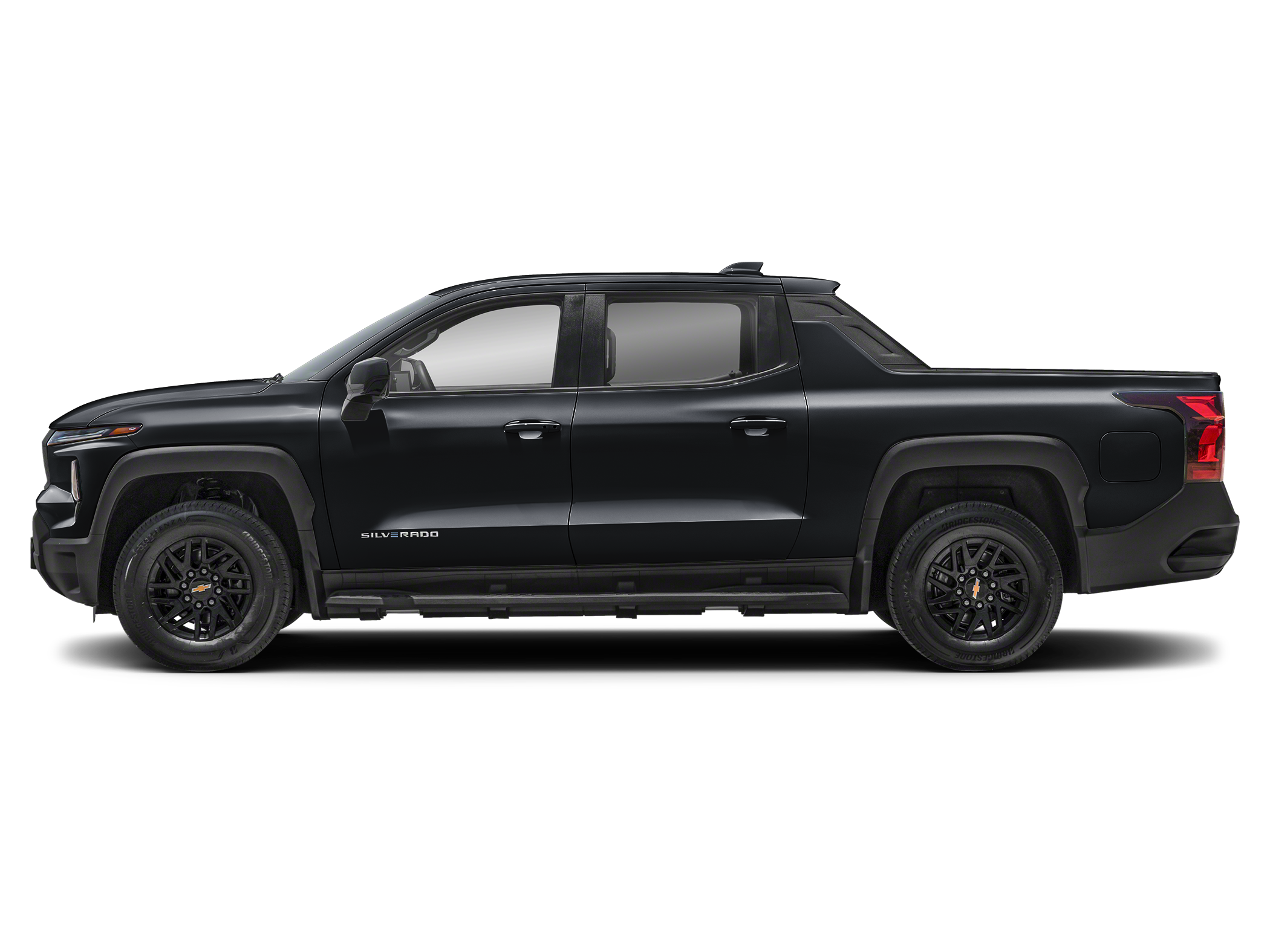 Black 2026 Chevrolet Silverado EV Work Truck Crew Cab (Max Range) e4WD Pickup Truck All-Wheel Drive Automatic
