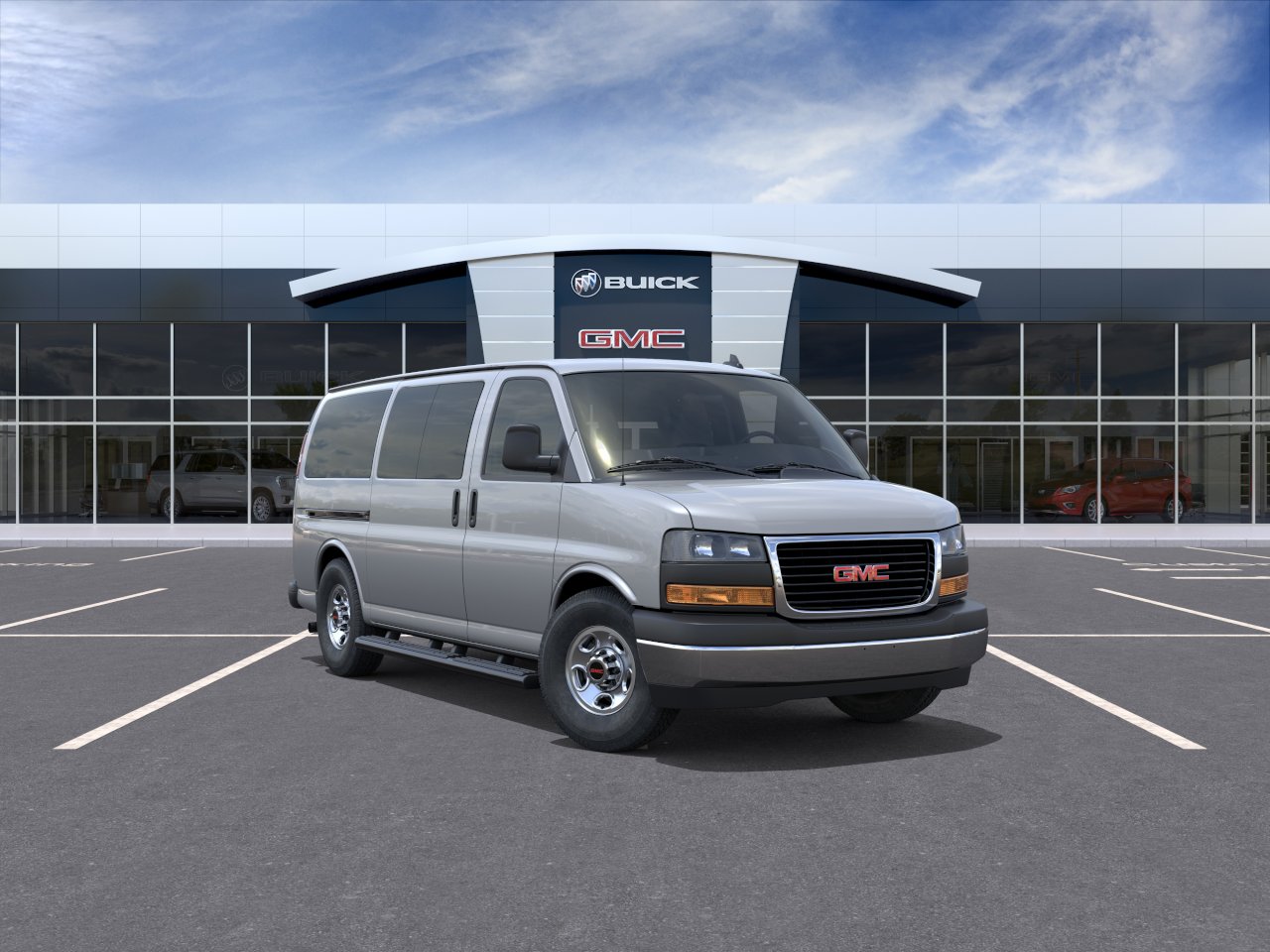 Silver Ice Metallic 2026 GMC Savana Van Rear-Wheel Drive Automatic