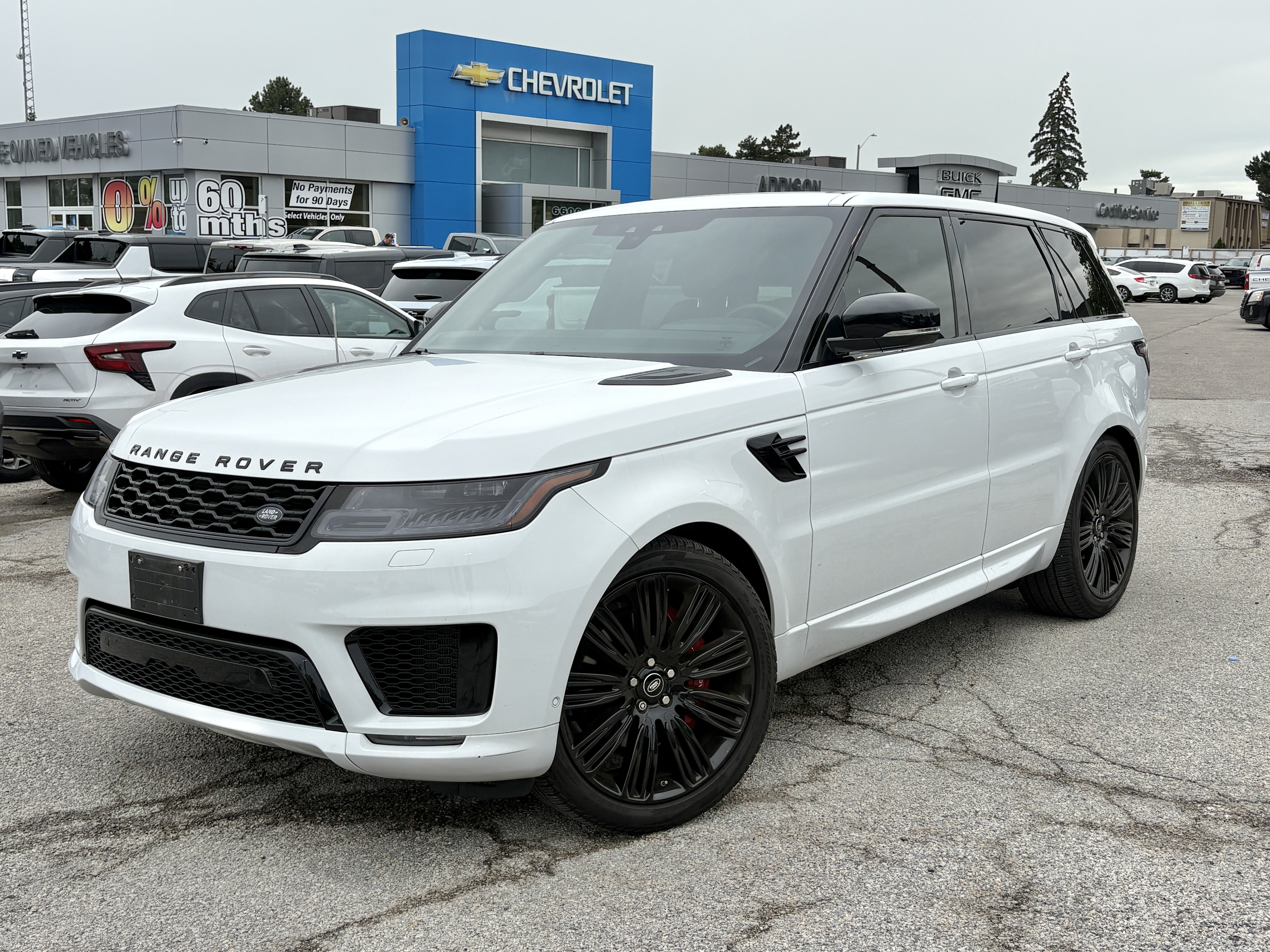 White 2022 Land Rover Range Rover Sport SUV / Crossover All-Wheel Drive Automatic