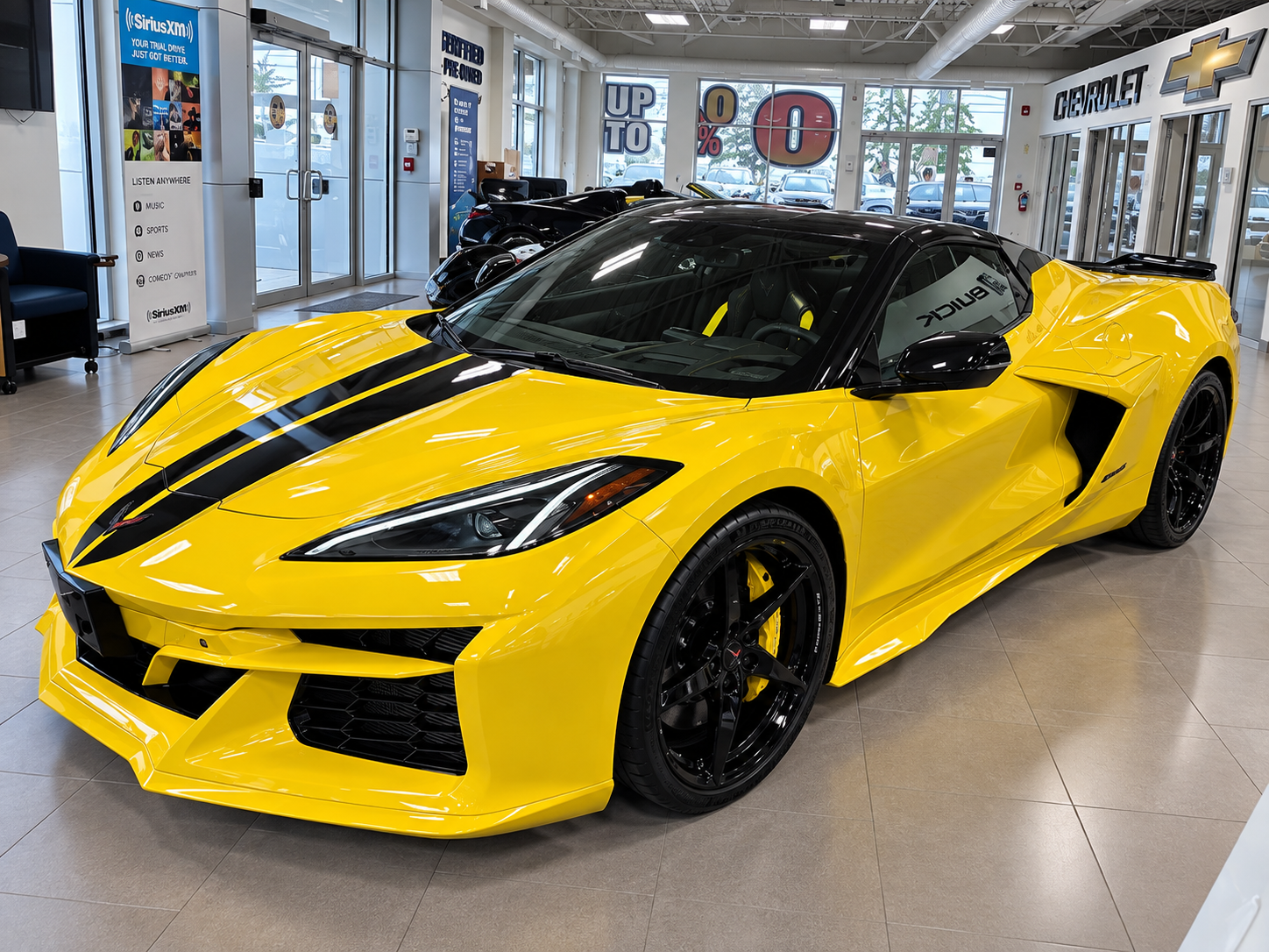 Competition Yellow Tintcoat 2026 Chevrolet Corvette E-Ray Convertible All-Wheel Drive Automatic