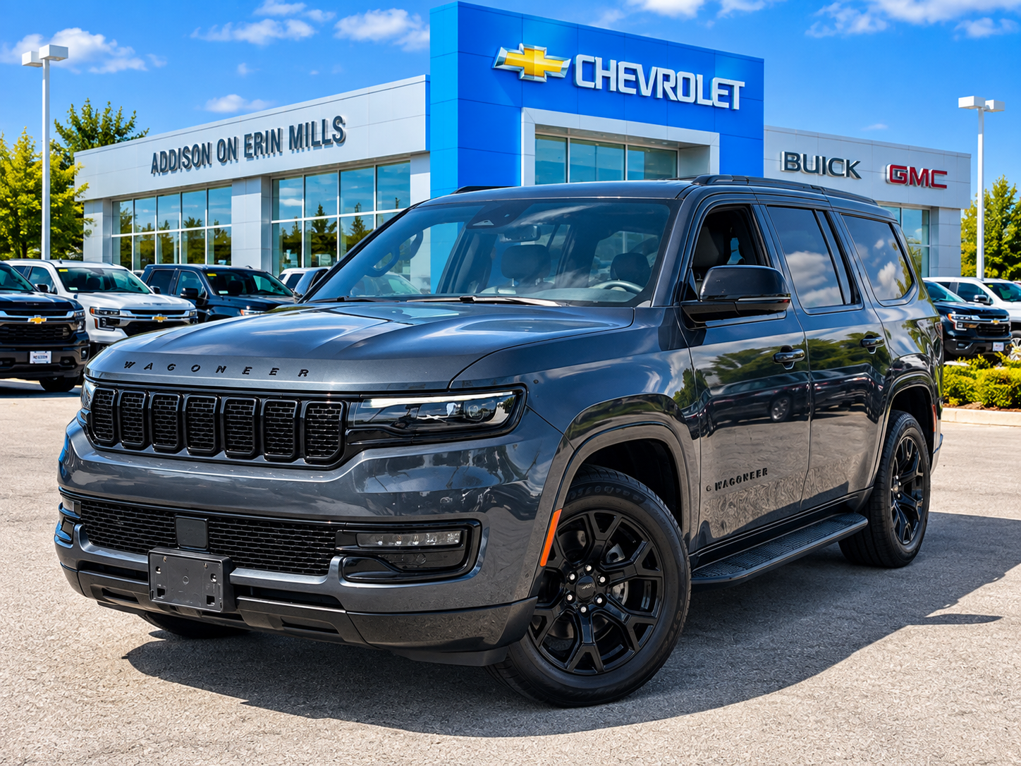 River Rock Blue 2024 Jeep Wagoneer SUV / Crossover Four-Wheel Drive Automatic