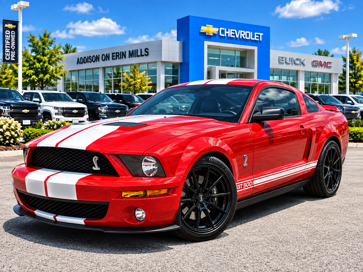 Colorado Red 2007 Ford Mustang Shelby GT500 Coupe Rear-Wheel Drive Manual