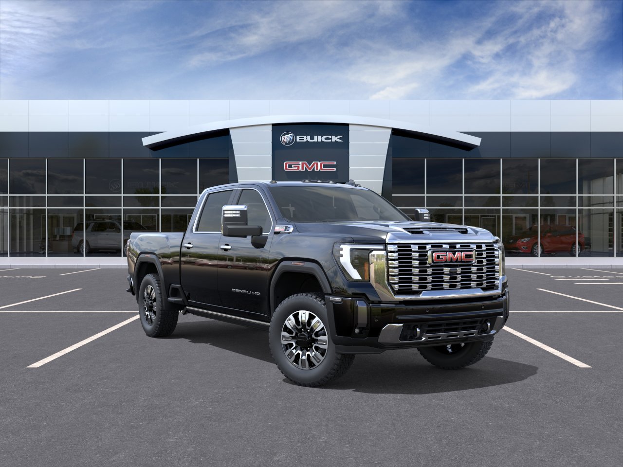 Onyx Black 2026 GMC Sierra 3500HD Pickup Truck Four-Wheel Drive Automatic