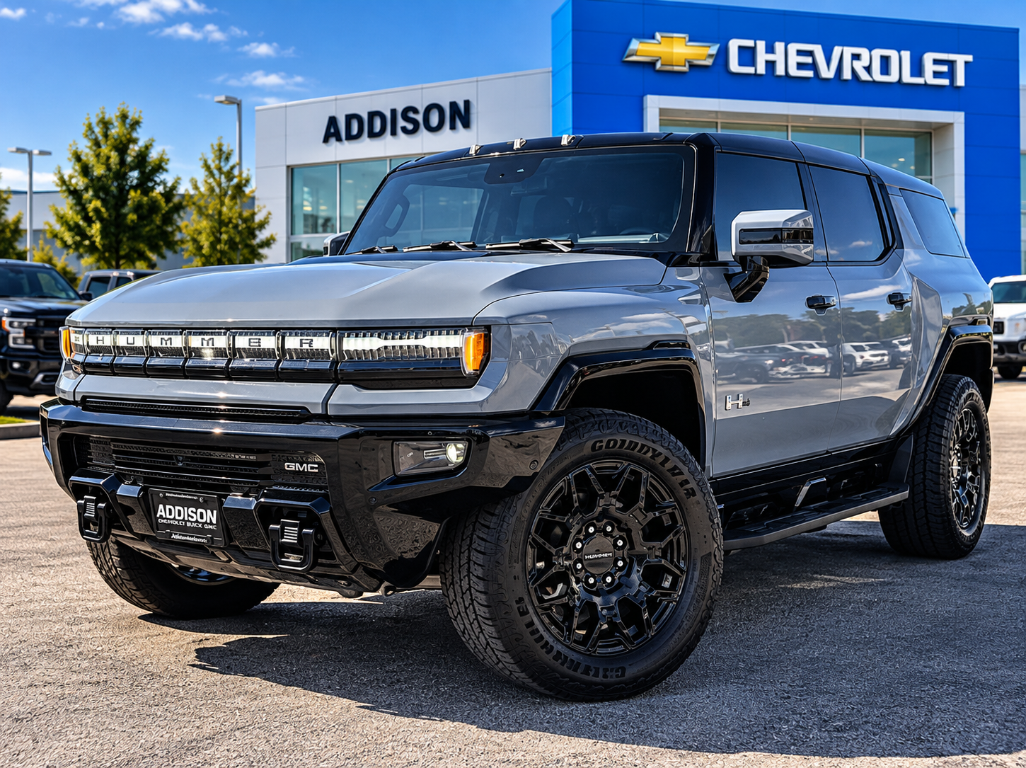 Meteorite Metallic (Grey) 2024 GMC Hummer EV SUV SUV / Crossover All-Wheel Drive Automatic