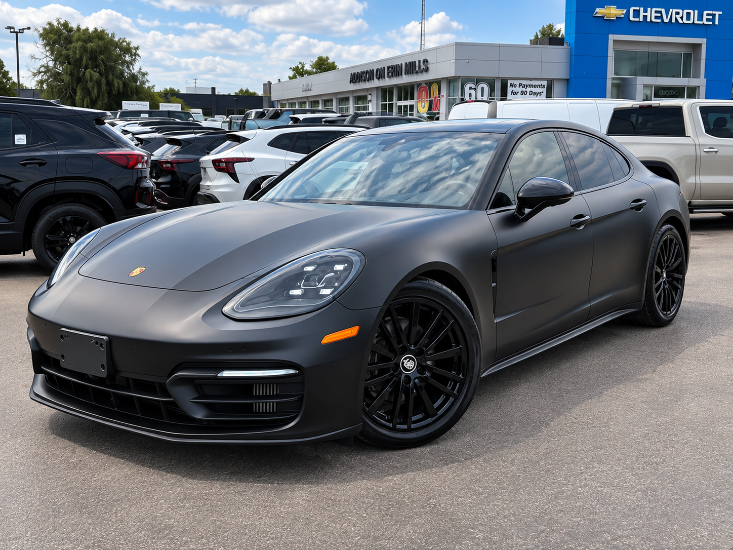 Black 2021 Porsche Panamera Sedan All-Wheel Drive Automatic