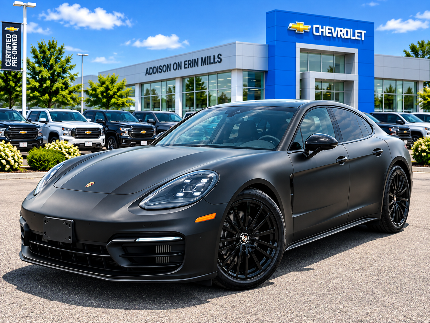 Black 2021 Porsche Panamera Sedan All-Wheel Drive Automatic