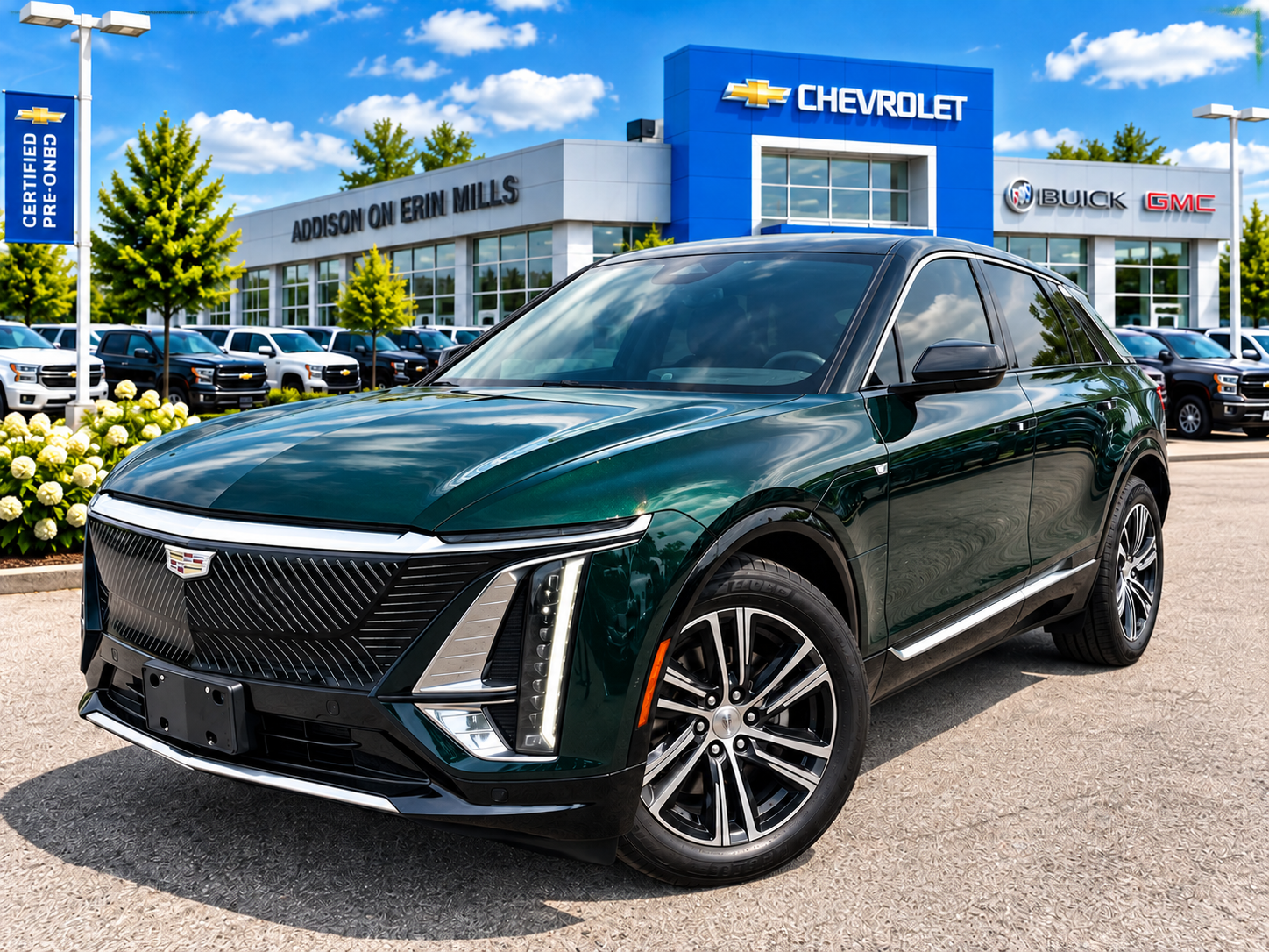 Emerald Lake Metallic 2024 Cadillac LYRIQ SUV / Crossover All-Wheel Drive Automatic