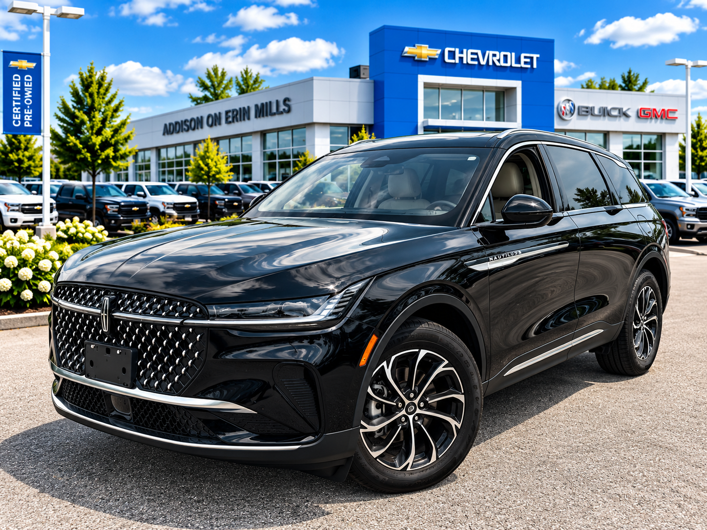 Infinite Black Metallic Clearcoat 2025 Lincoln Nautilus SUV / Crossover All-Wheel Drive Automatic