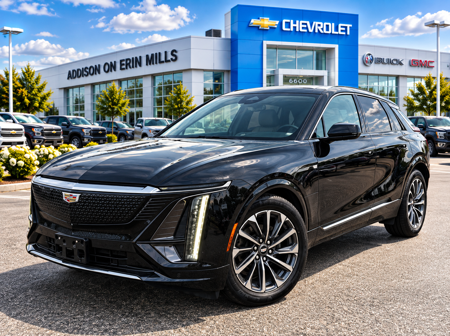 Stellar Black Metallic 2024 Cadillac LYRIQ SUV / Crossover All-Wheel Drive Automatic