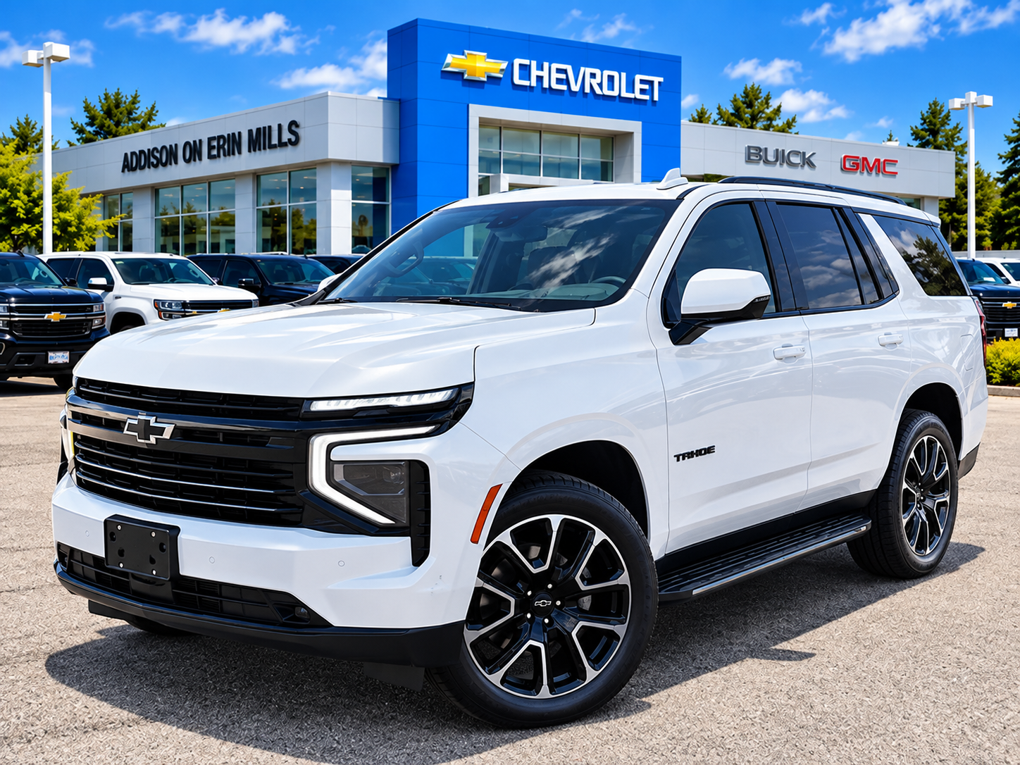 Summit White 2026 Chevrolet Tahoe SUV / Crossover Four-Wheel Drive Automatic