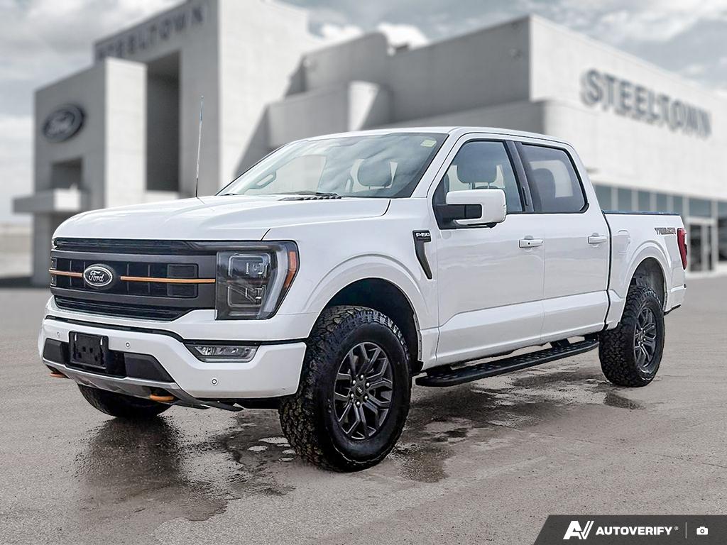 White 2023 Ford F-150 Tremor SuperCrew 4WD Pickup Truck Four-Wheel Drive Automatic