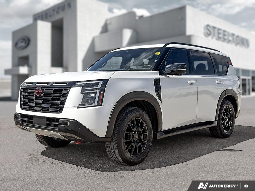 White 2026 Nissan Armada PRO-4X 4WD SUV / Crossover Four-Wheel Drive Automatic