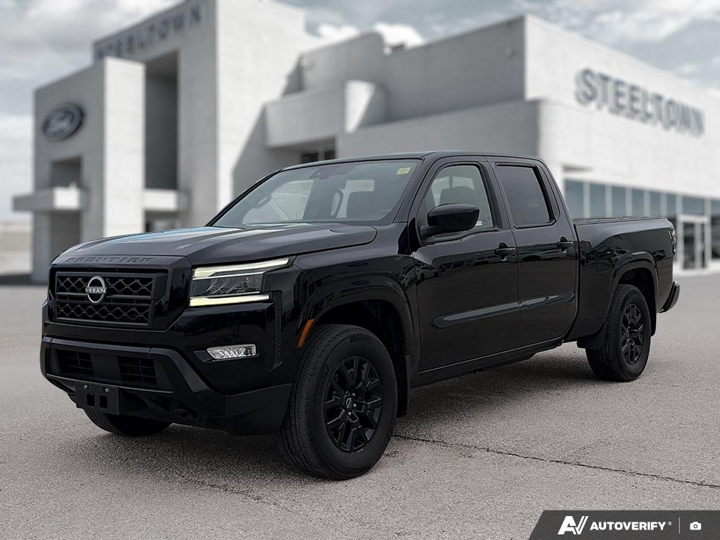 Black 2023 Nissan Frontier SV Crew Cab LB 4WD Pickup Truck Four-Wheel Drive Automatic