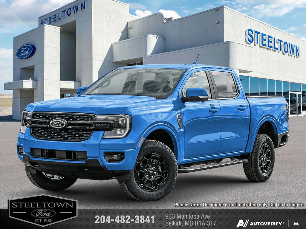 Velocity Blue Metallic 2026 Ford Ranger Pickup Truck Four-Wheel Drive Automatic