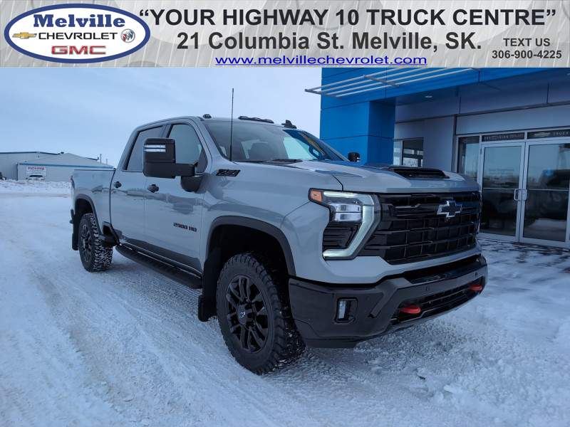 Gray (Sterling Grey Metallic) 2026 Chevrolet Silverado 2500HD LT Crew Cab 4WD Pickup Truck Four-Wheel Drive Automatic