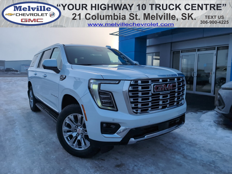Glacier White Tricoat 2026 GMC Yukon XL Denali 4WD SUV / Crossover Four-Wheel Drive Automatic