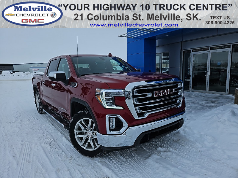 Cayenne Red Tin 2021 GMC Sierra 1500 SLT Crew Cab 4WD Pickup Truck Four-Wheel Drive Automatic