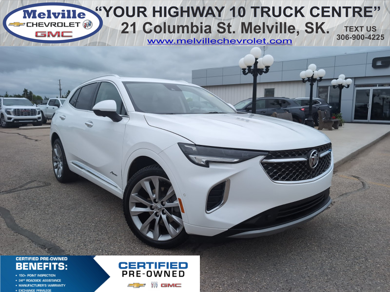 Summit White 2022 Buick Envision Avenir AWD SUV / Crossover All-Wheel Drive Automatic