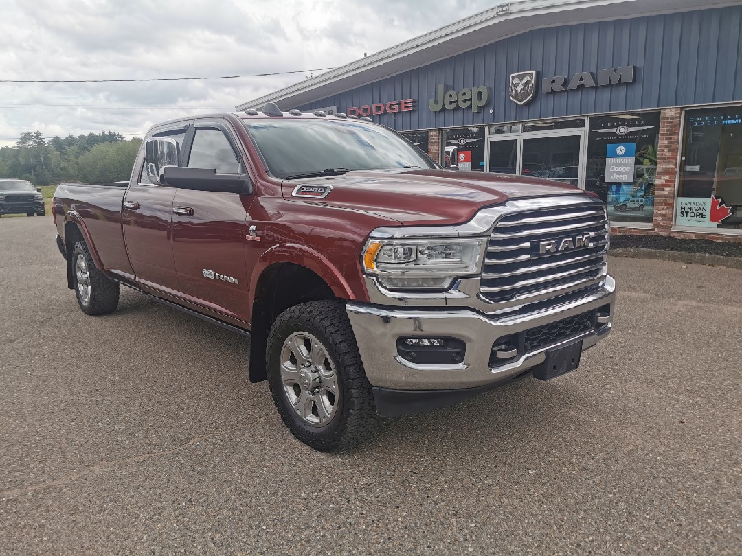 Red 2021 RAM 3500 Pickup Truck Four-Wheel Drive Automatic
